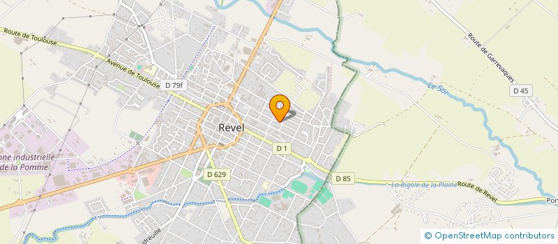 localisation de l'entreprise LAURA  REVEL