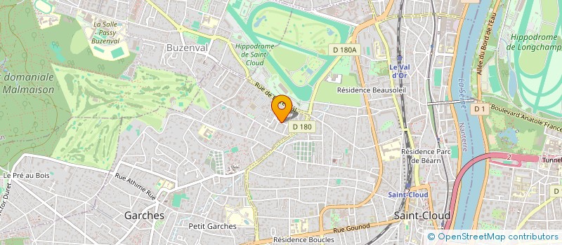 localisation de l'entreprise LAURA  GARCHES