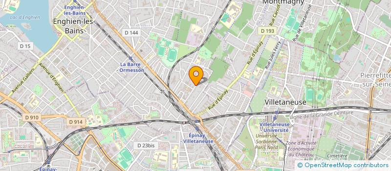 localisation de l'entreprise LAURA  DEUIL-LA-BARRE