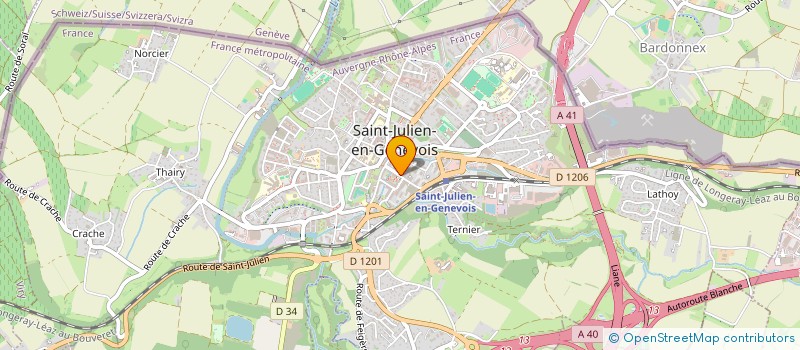 localisation de l'entreprise LAURA  SAINT-JULIEN-EN-GENEVOIS