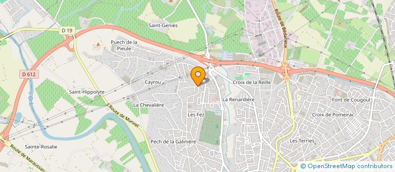 localisation de l'entreprise LAURA  BEZIERS