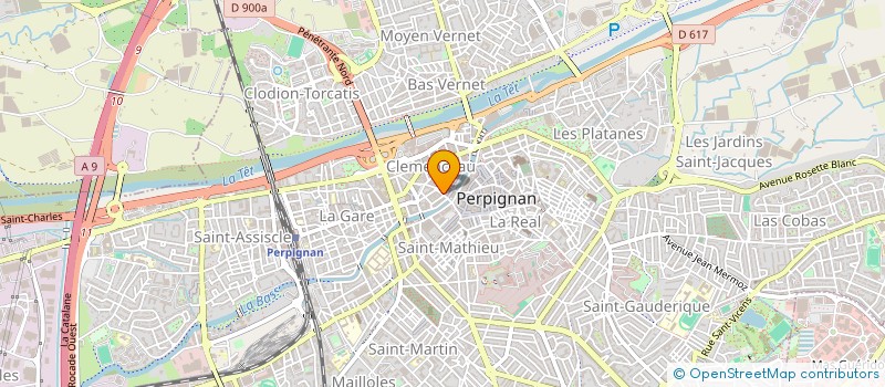 localisation de l'entreprise LAURA AVRIL à PERPIGNAN