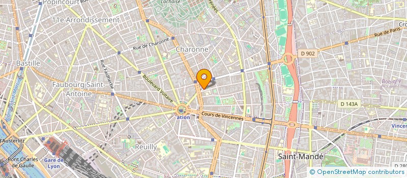 localisation de l'entreprise LAURA BELLIERES  PARIS