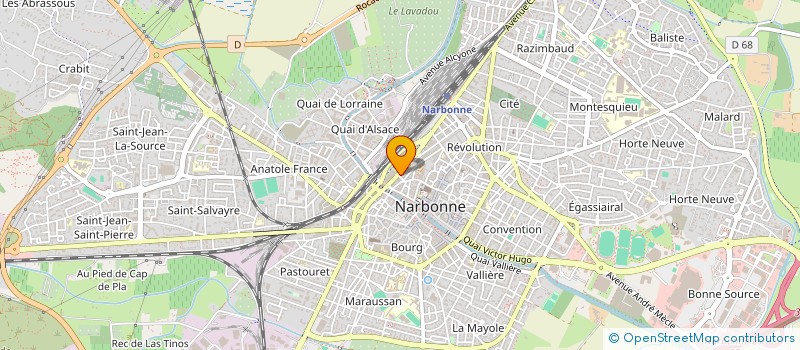 localisation de l'entreprise LAURA BOLLAERT  NARBONNE