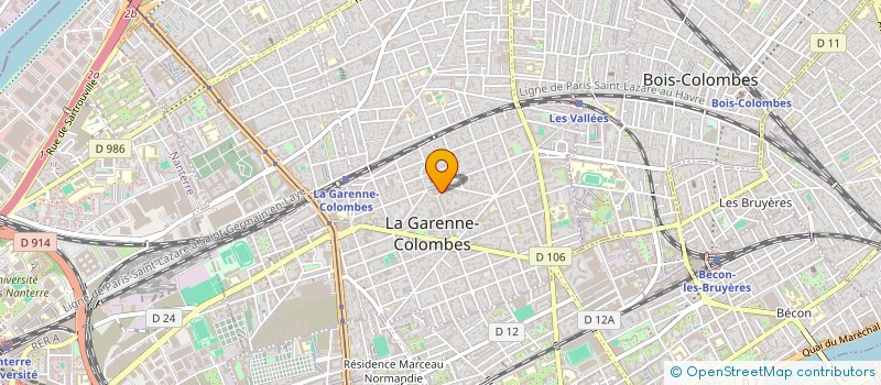 localisation de l'entreprise LAURA C à LA GARENNE-COLOMBES