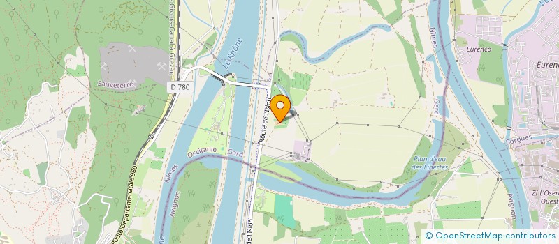 localisation de l'entreprise LAURA DECORATION  VILLENEUVE-LES-AVIGNON