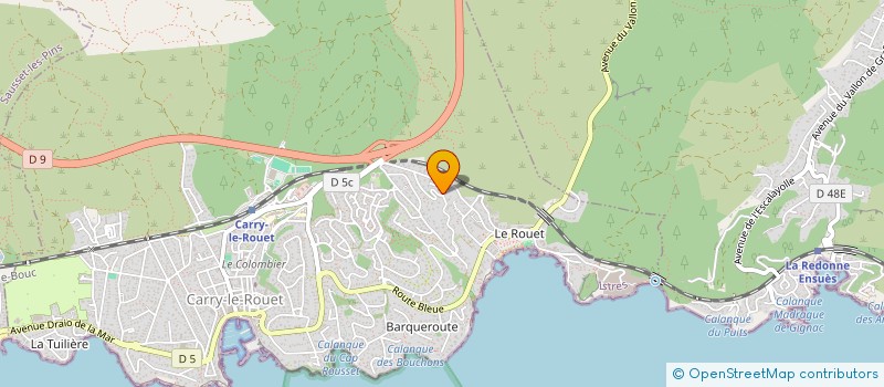 localisation de l'entreprise LAURA ET LOUIS  CARRY-LE-ROUET