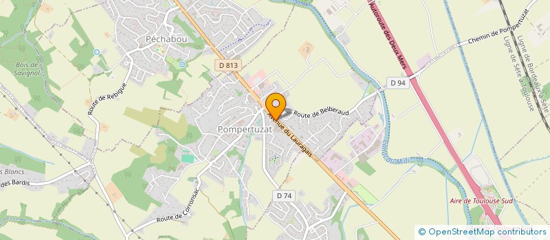 localisation de l'entreprise LAURA F.  POMPERTUZAT