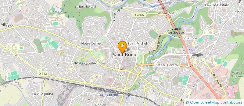 localisation de l'entreprise LAURA JAFFRET à SAINT-BRIEUC