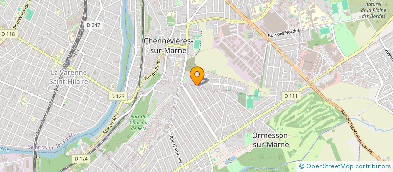 localisation de l'entreprise LAURA K OPTIC  CHENNEVIERES-SUR-MARNE