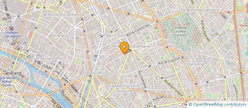 localisation de l'entreprise LAURA LOUSTAU EURL  PARIS