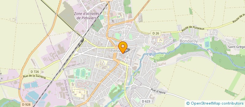 localisation de l'entreprise LAURA MAY  PITHIVIERS