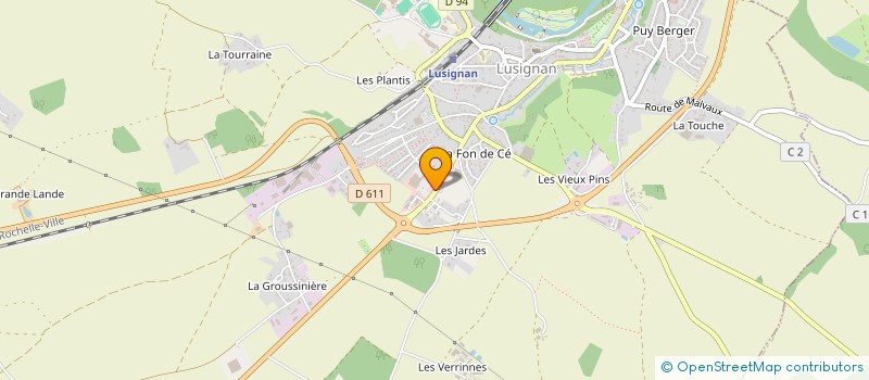 localisation de l'entreprise LAURA NATH à LUSIGNAN