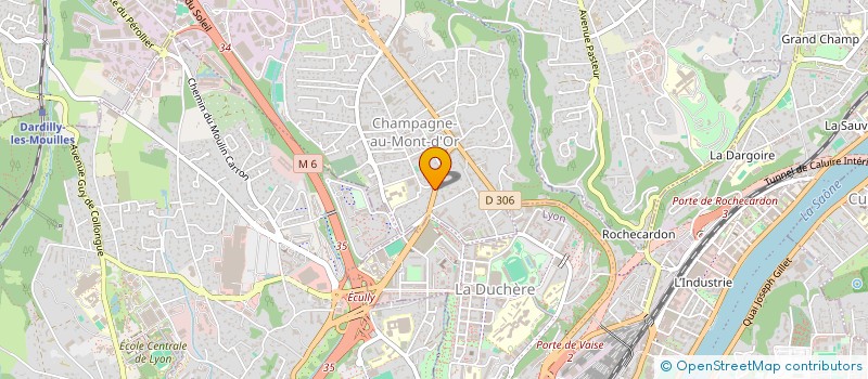 localisation de l'entreprise LAURA SERENO DIFFUSION à CHAMPAGNE-AU-MONT-D'OR