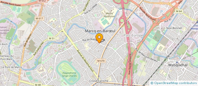 localisation de l'entreprise LAURA WINNER à MARCQ EN BAROEUL