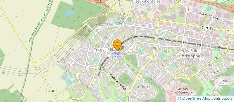localisation de l'entreprise LAURAD à CERGY