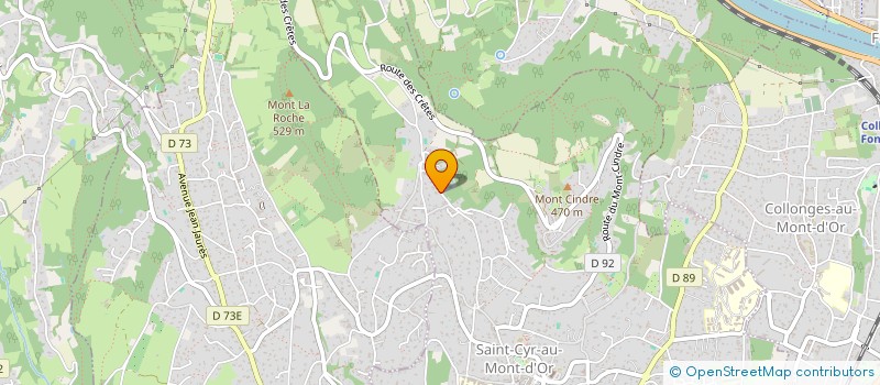 localisation de l'entreprise LAURADES  SAINT CYR AU MONT D OR