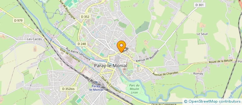 localisation de l'entreprise LAURADIET à PARAY LE MONIAL