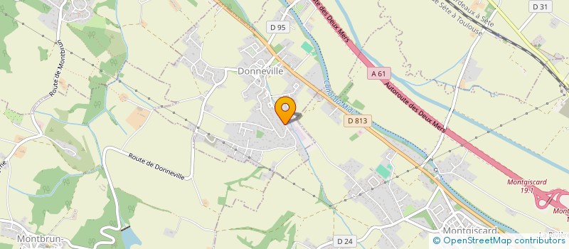 localisation de l'entreprise LAURAGAIS CONCEPT  DONNEVILLE