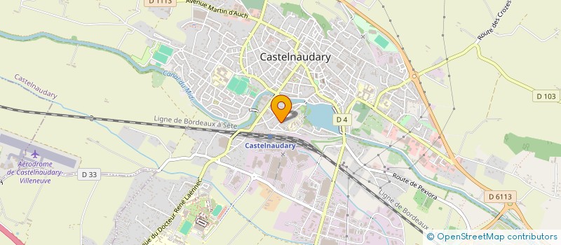 localisation de l'entreprise LAURAGAIS CONSTRUCTION à CASTELNAUDARY