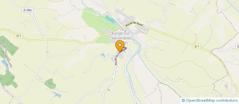 localisation de l'entreprise LAURAGAIS DIAGNOSTICS à AURIAC-SUR-VENDINELLE