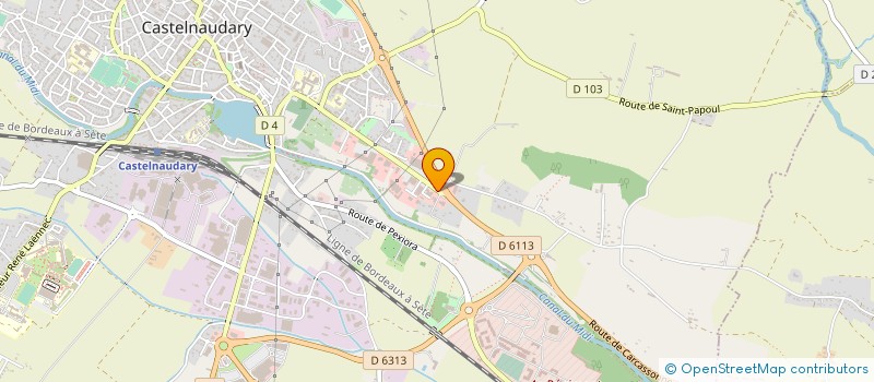 localisation de l'entreprise LAURAGAIS DISTRIBUTION ET SERVICES AUTOMOBILES  CASTELNAUDARY