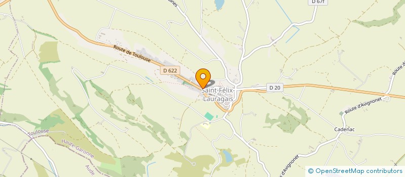 localisation de l'entreprise LAURAGAIS GOURMET  SAINT-FELIX-LAURAGAIS