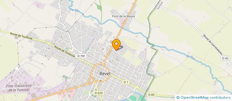 localisation de l'entreprise LAURAGAIS SERVICES ET DEVELOPPEMENT à REVEL