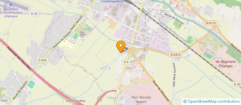 localisation de l'entreprise LAURAGRO à CASTELNAUDARY