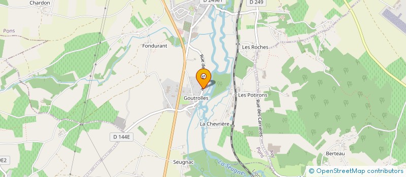 localisation de l'entreprise LAURAINE à SAINT-SEURIN-DE-PALENNE