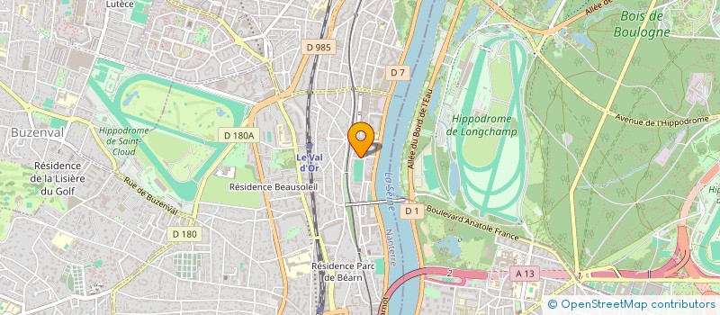 localisation de l'entreprise LAURAL à SAINT-CLOUD