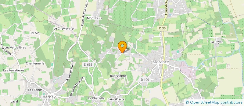 localisation de l'entreprise LAURAL ELEVAGES  MORANCE