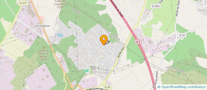 localisation de l'entreprise LAURALEX  ROGNAC