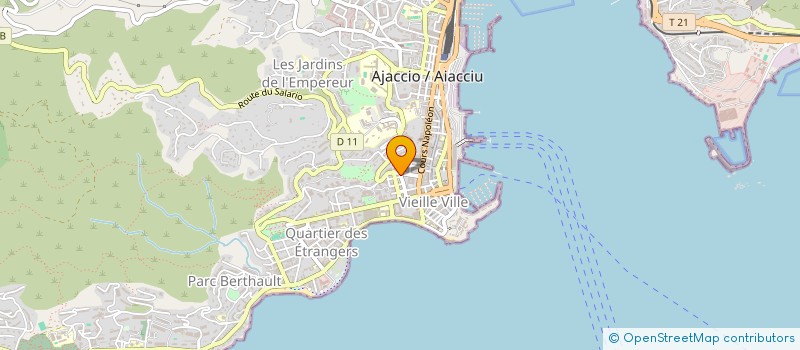 localisation de l'entreprise LAURALEX à AJACCIO