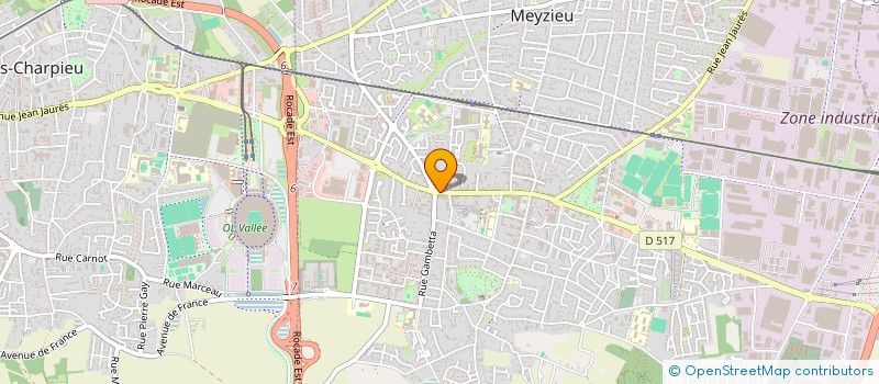 localisation de l'entreprise LAURALEX à MEYZIEU