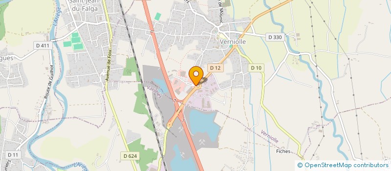 localisation de l'entreprise LAURALEX à VERNIOLLE