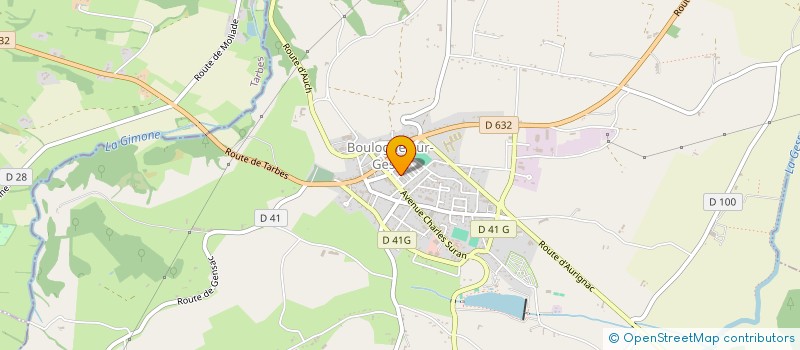 localisation de l'entreprise LAURALEX  BOULOGNE-SUR-GESSE