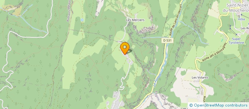 localisation de l'entreprise LAURALEX  LANS-EN-VERCORS