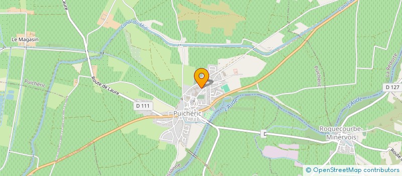 localisation de l'entreprise LAURALEX SARL MARTIN -VITALIS  PUICHERIC