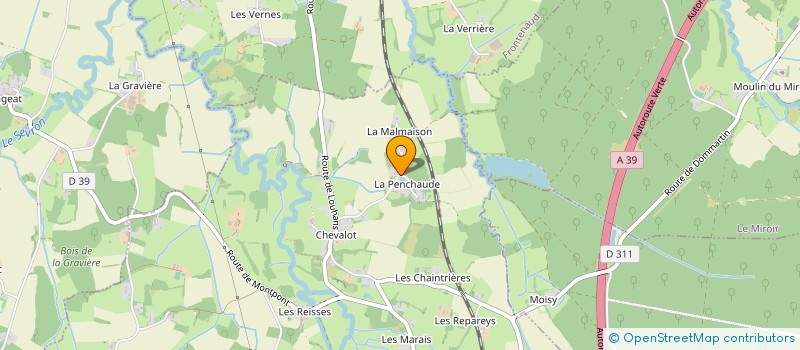 localisation de l'entreprise LAURALI  DOMMARTIN-LES-CUISEAUX