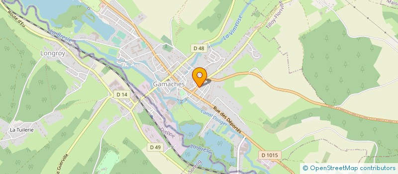 localisation de l'entreprise LAURALIE  GAMACHES