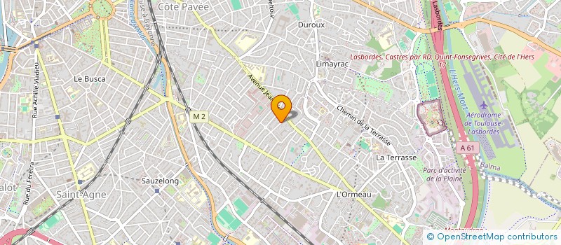 localisation de l'entreprise LAURALIE à TOULOUSE