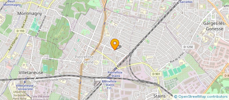 localisation de l'entreprise LAURAMADE à PIERREFITTE-SUR-SEINE