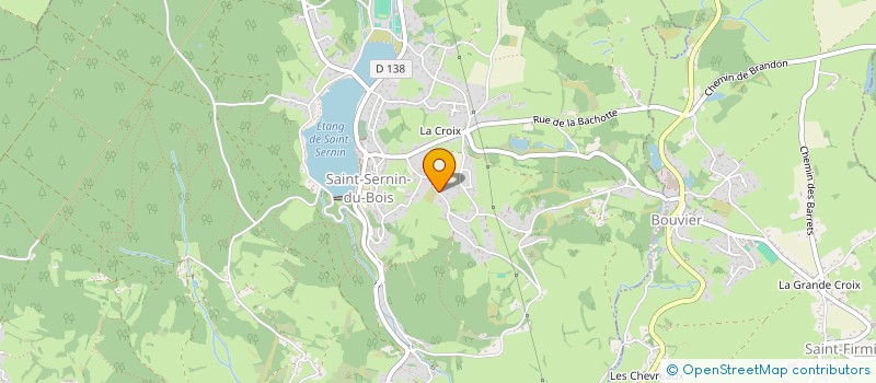 localisation de l'entreprise LAURAMAT  SAINT-SERNIN-DU-BOIS