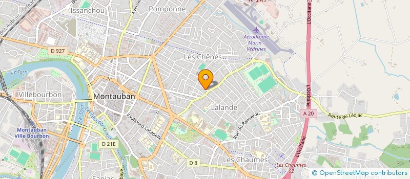 localisation de l'entreprise LAURAMAX  MONTAUBAN