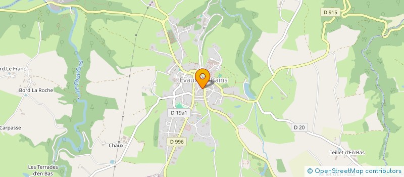 localisation de l'entreprise LAURAMCO  EVAUX-LES-BAINS