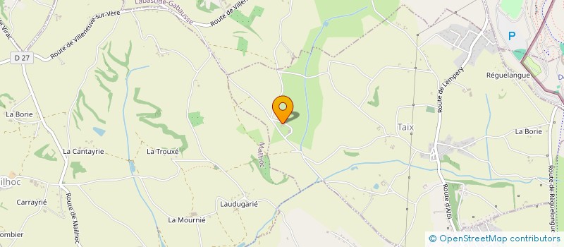 localisation de l'entreprise LAURANE  TAIX