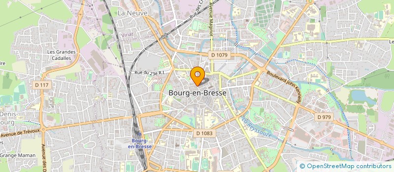 localisation de l'entreprise LAURANE à BOURG-EN-BRESSE