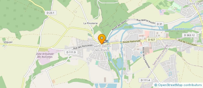 localisation de l'entreprise LAURANE-DISCOUNT à SAINT-DENIS-LANNERAY