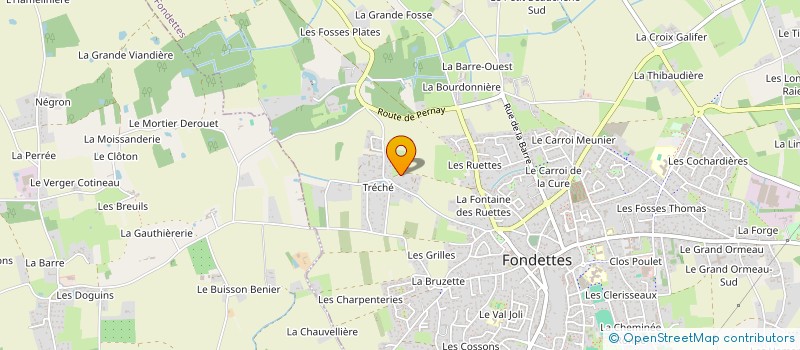 localisation de l'entreprise LAURANE YOGA  FONDETTES